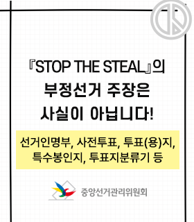 『STOP THE STEAL』의 부정선거 주장에 대한 사실이 아닙니다!